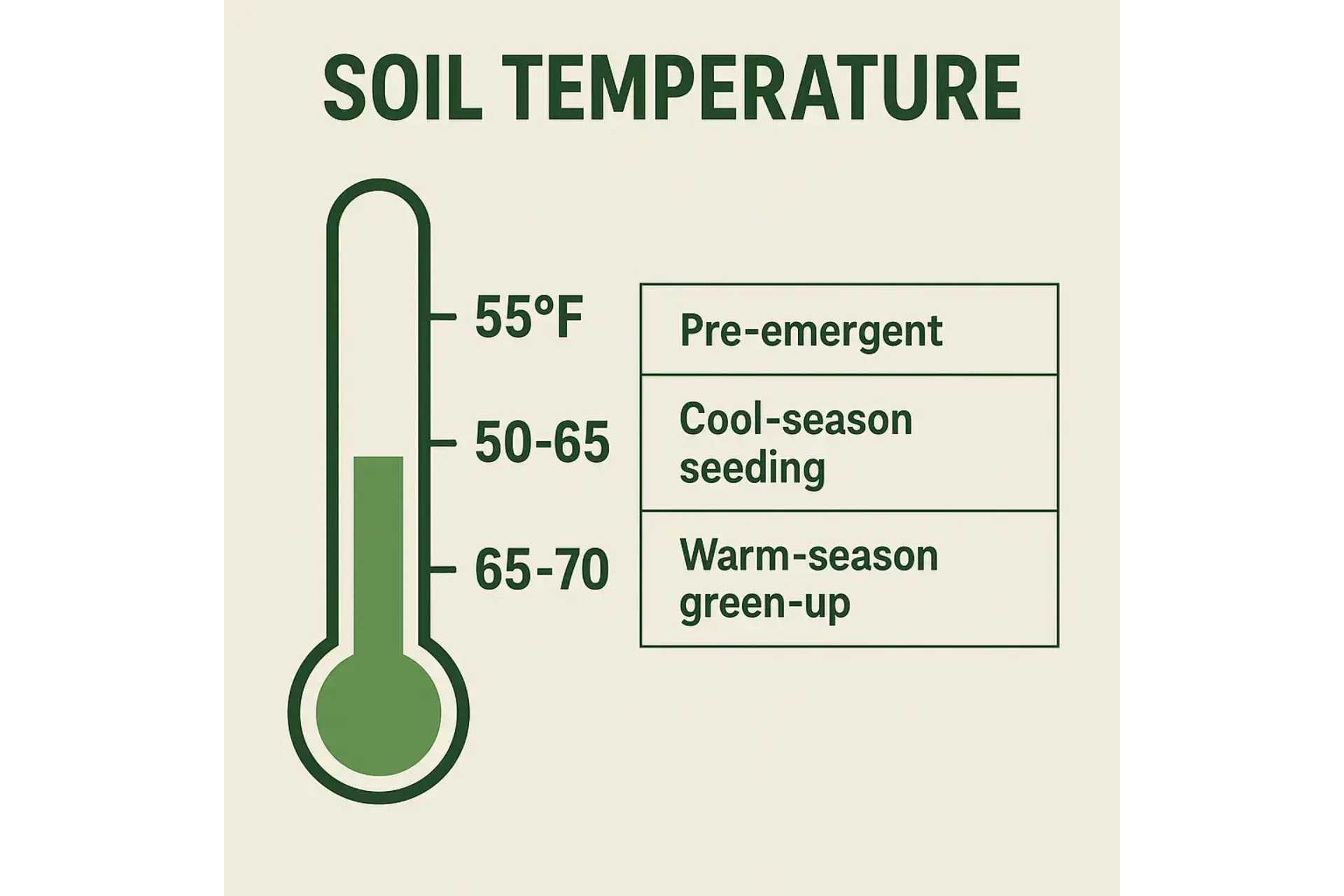 5 Simple Ways to Time Lawn Care by Local Climate (Without Guessing the Calendar) (infographic) - Turf Rain