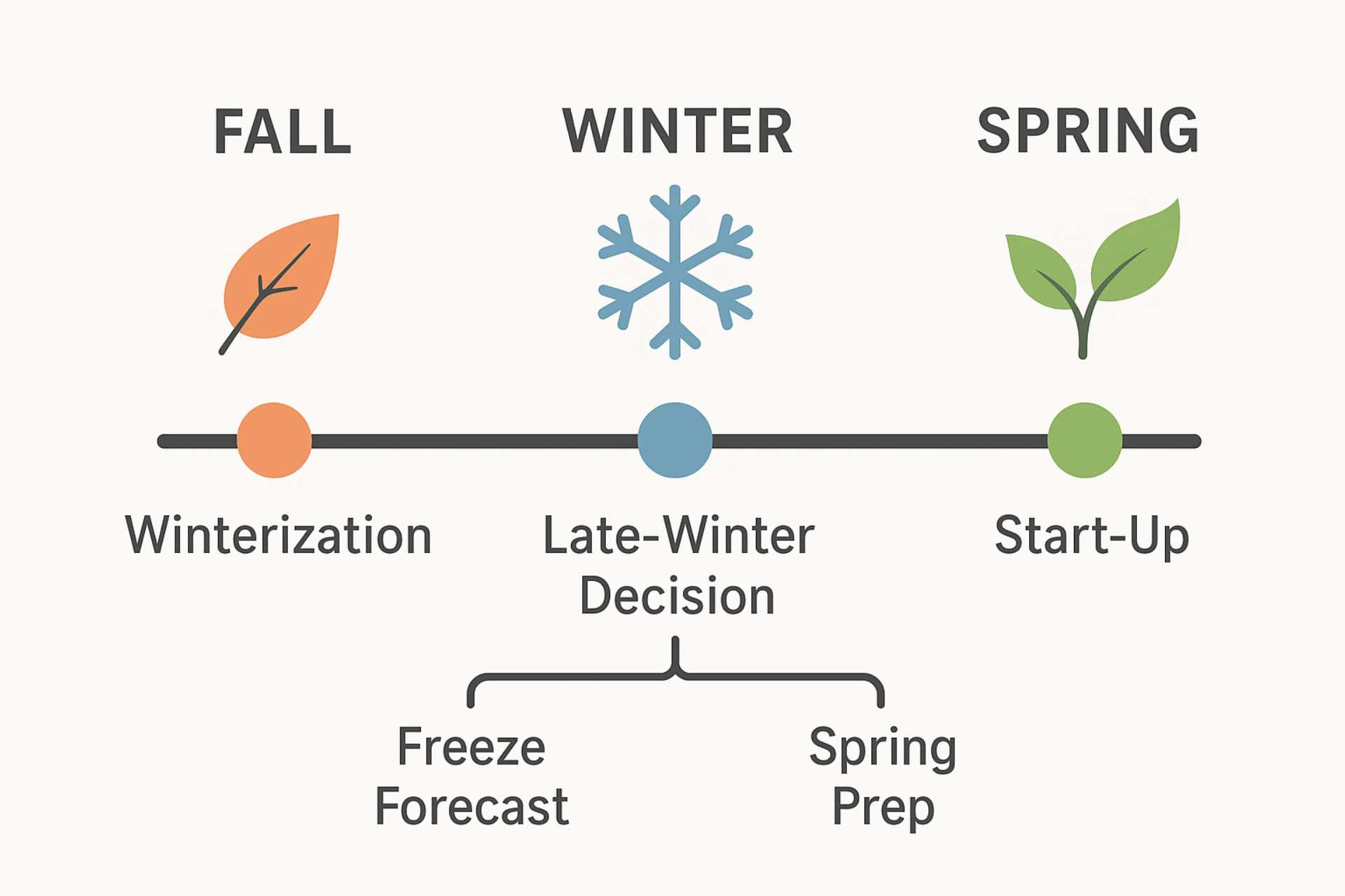 Is It Too Late in March to Winterize My Sprinkler System? DIY vs Pro, Plus Real Costs (Infographic) - Turf Rain